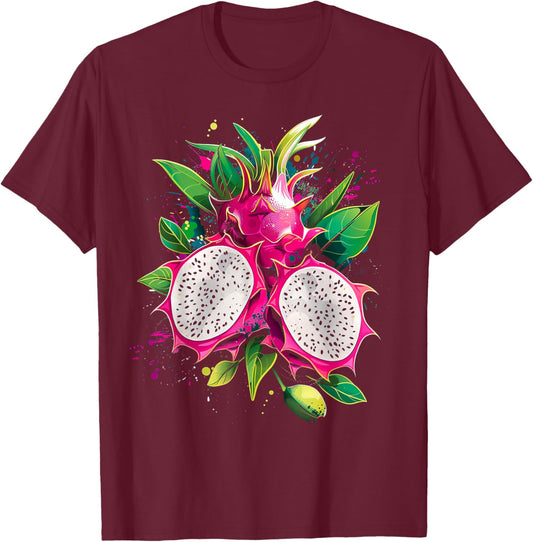 Dragon Fruit T-Shirt - T-Shirt | Maroon