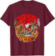 Official Saxon Forever Free Heavy Metal Band Retro Album T-Shirt - T-Shirt | Maroon