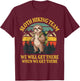 Funny Sloth Hiking T-Shirt - T-Shirt | Maroon