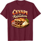 Lustiges Cevapcici Motiv - Balkan Food Grillen Spruch T-Shirt - T-Shirt | Maroon