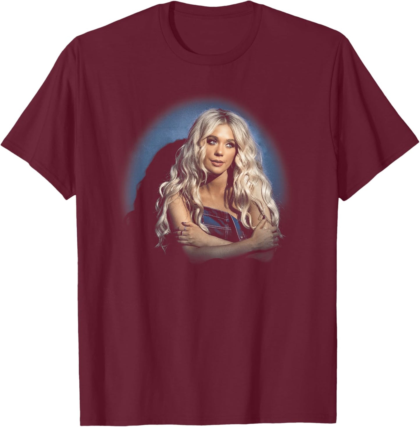 Megan Moroney Am I Okay Spotlight T-Shirt - T-Shirt | Maroon