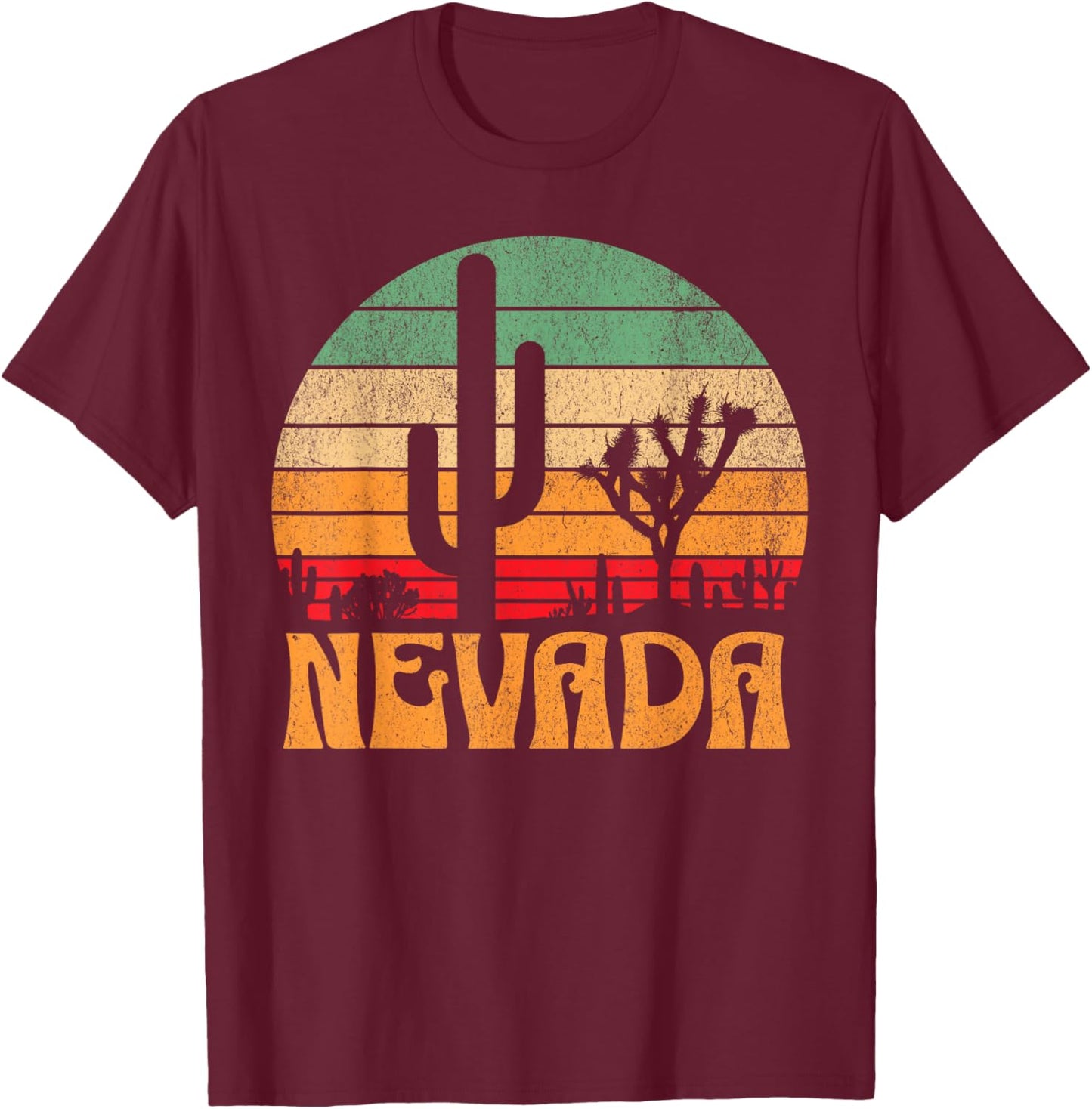 Nevada T-Shirt - T-Shirt | Maroon