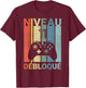 Level 11 Years Birthday Gamer 2014 Vintage Humor T-Shirt - T-Shirt | Maroon
