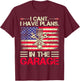 I Can't I Have Plans In The Garage Dad & Grandpa Mechanical T-Shirt - T-Shirt | Maroon