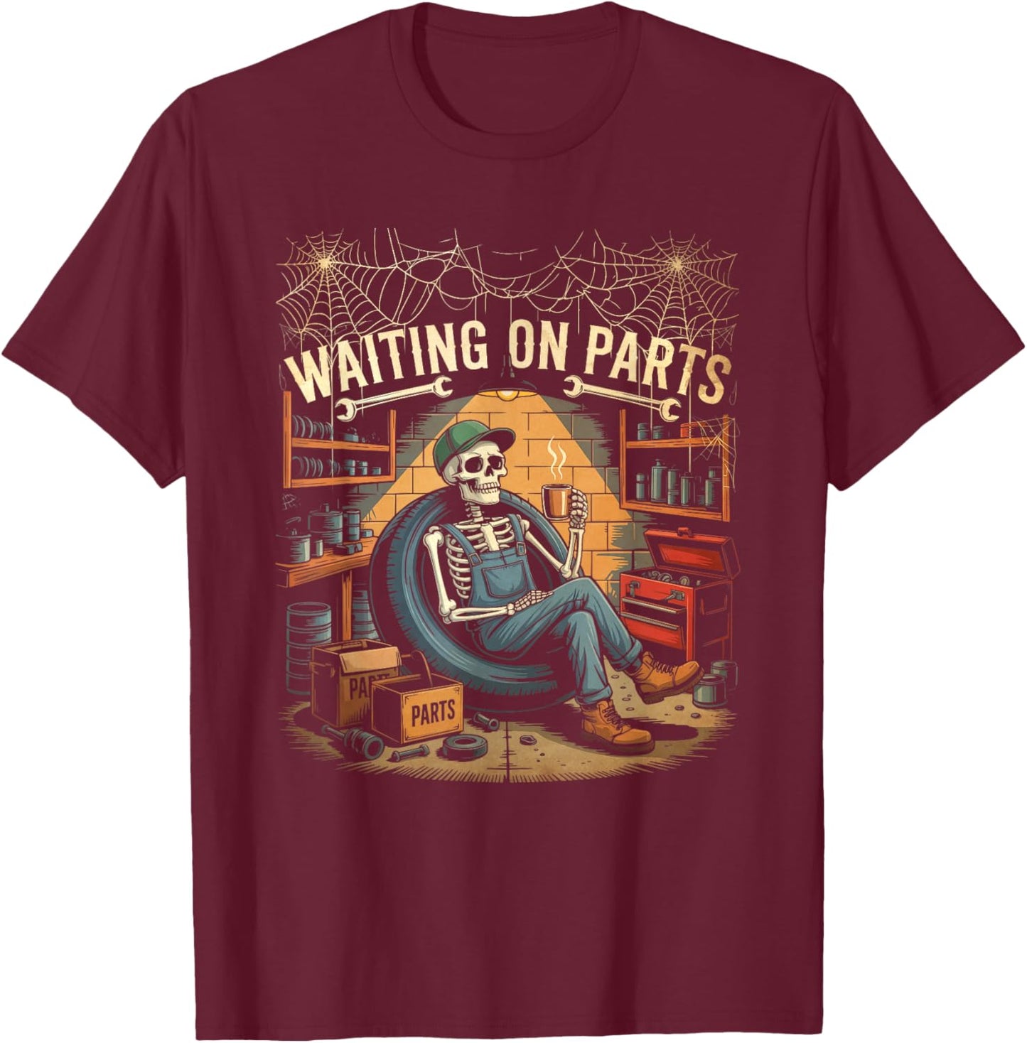 Auto Repair Life T-Shirt - T-Shirt | Maroon