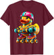 Rubber Duck Roller Derby Ducky Duckie Men Women Kids T-Shirt - T-Shirt | Maroon
