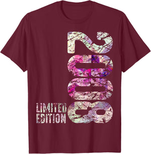 18e Anniversaire garçon Fille 18 Ans 2008 Cadeau drôle T-Shirt - T-Shirt | Maroon