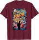 El Mejor papa Del Mundo Mexican flag Mexican dad T-Shirt - T-Shirt | Maroon