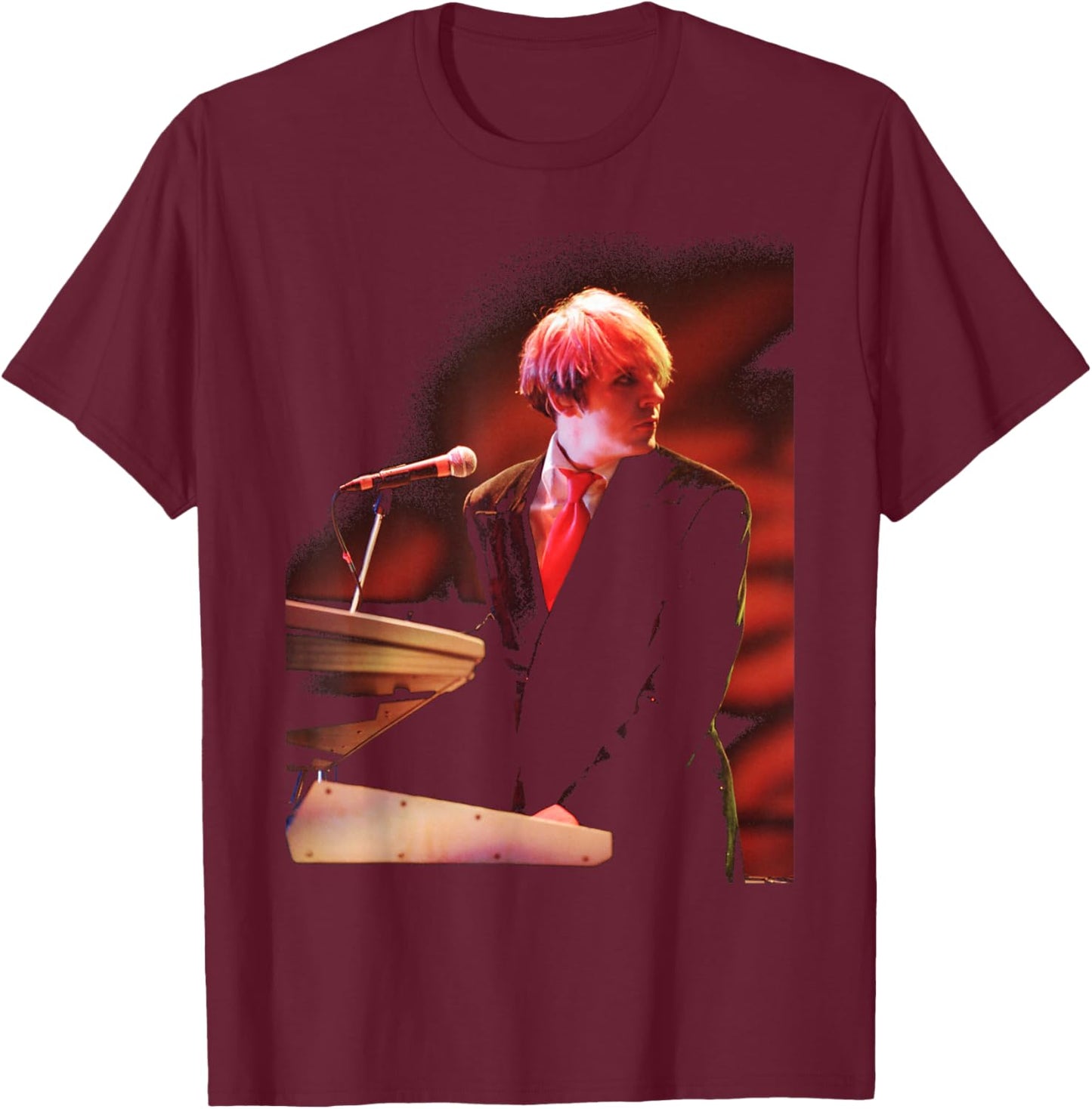 Duran Duran Nick Rhodes 1998 Tour Girls On Film T-Shirt - T-Shirt | Maroon