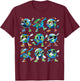 Dabbing Earth Funny Earth Day 2025 Boys Girls Kids Toddlers T-Shirt - T-Shirt | Maroon