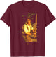 The Mummy Rick O'Connell Wielding Sword Poster T-Shirt - T-Shirt | Maroon