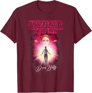 Stranger Things Dear Billy Offiziell lizenziert T-Shirt - T-Shirt | Maroon