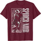 Marvel Spider-Noir Series Ben Reilly Spider-Noir Swinging T-Shirt - T-Shirt | Maroon