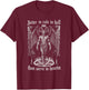 Lieber in der Hölle herrschen als im Himmel dienen John Milton T-Shirt - T-Shirt | Maroon