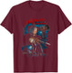 Kids A Nightmare On Elm Street Freddy Poster Fade T-Shirt - T-Shirt | Maroon