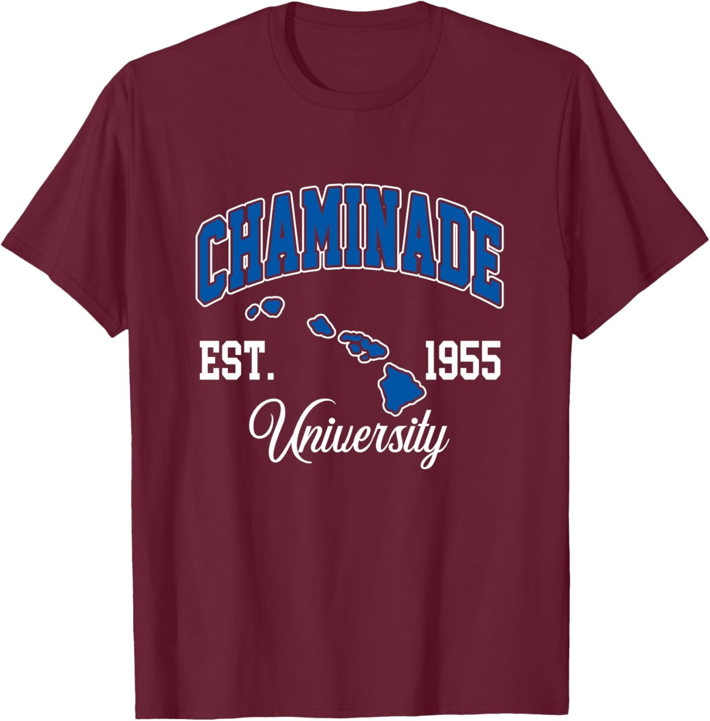 Chaminade Athletics Arch Vintage Design Men Women T-Shirt - T-Shirt | Maroon