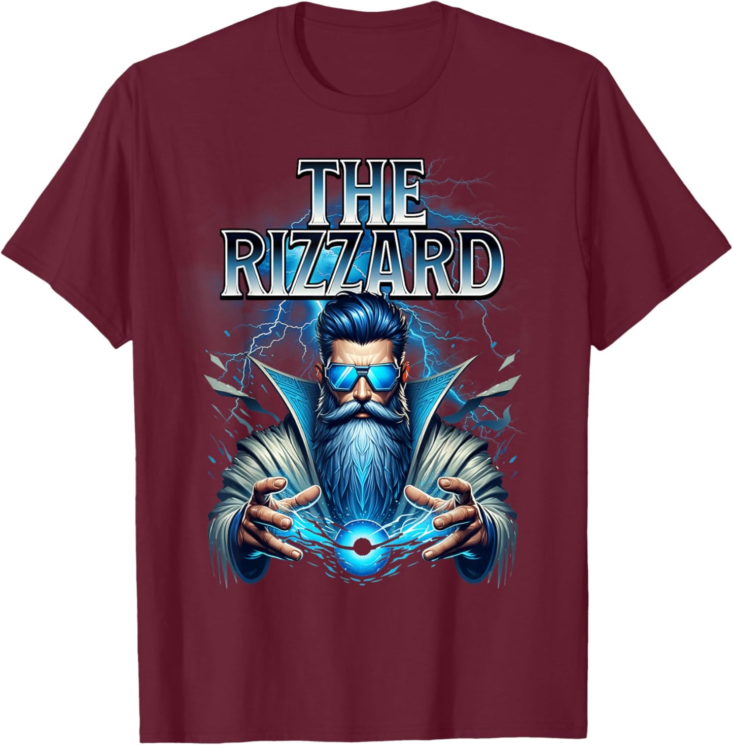 Rizzler The Rizzard Meme Chill Sigma Rizz Meme Teen Boy T-Shirt - T-Shirt | Maroon