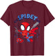 Spidey Go Spidey Go T-Shirt - T-Shirt | Maroon