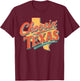 Western Choosing Texas Choosin' Texas Men Women T-Shirt - T-Shirt | Maroon