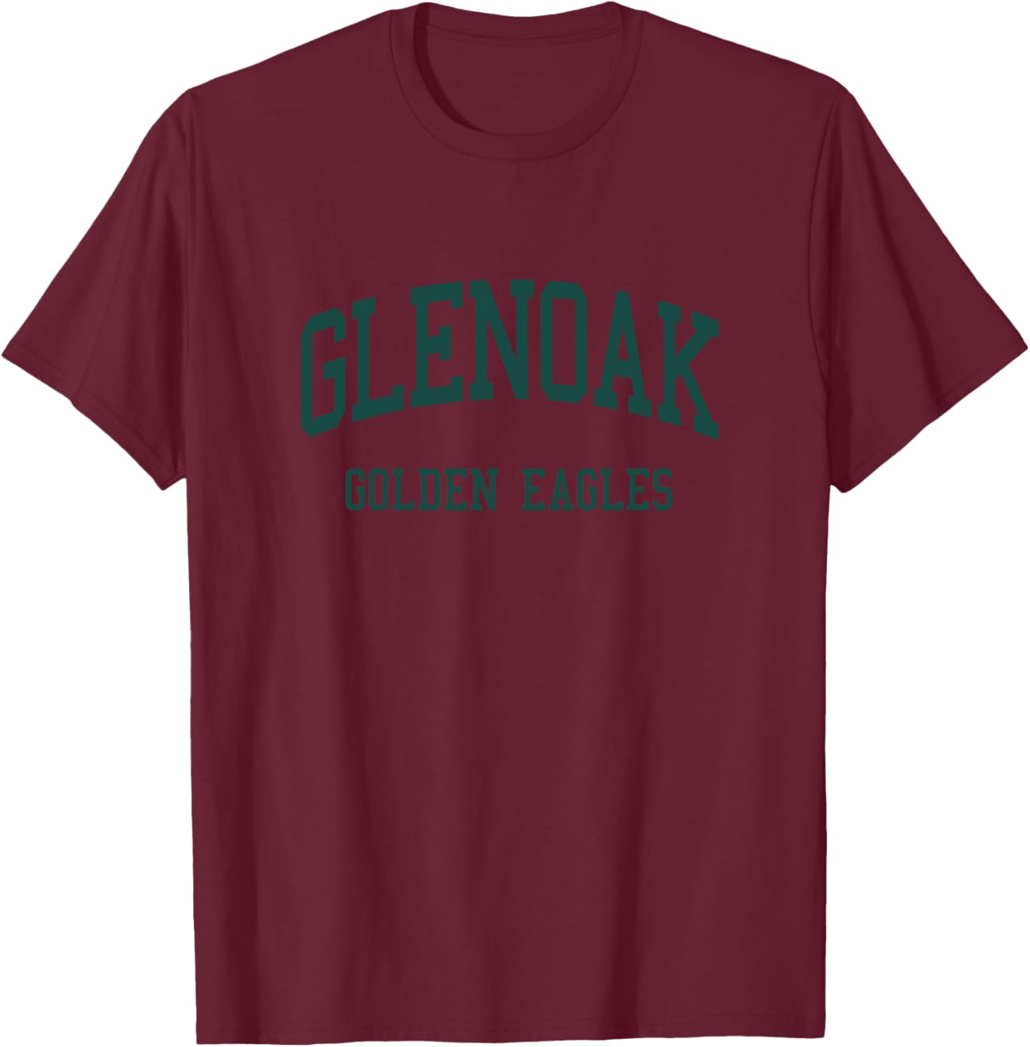 Glenoak High School HS Canton OH Retro T-Shirt - T-Shirt | Maroon