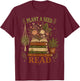 Plant A Seed Read Summer Reading 2026 Teacher Librarian Book T-Shirt - T-Shirt | Maroon