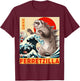 Ferret Japanese Art Funny Ferret Gifts Women Kids T-Shirt - T-Shirt | Maroon