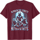 Alpha In The Streets Kitten In The Sheets Werewolf Wolf T-Shirt - T-Shirt | Maroon