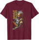 Ziggy Marley - Official Merchandise - Smoke T-Shirt - T-Shirt | Maroon