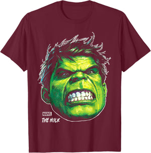 Hulk - Portrait T-Shirt - T-Shirt | Maroon