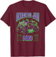 Monster Jam Grave Digger Kid Family Motorsports T-Shirt - T-Shirt | Maroon