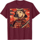 Labrador Retriever Dog Lab Japanese Samurai Ukiyo-e Vintage Men Women Kids T-Shirt - T-Shirt | Maroon