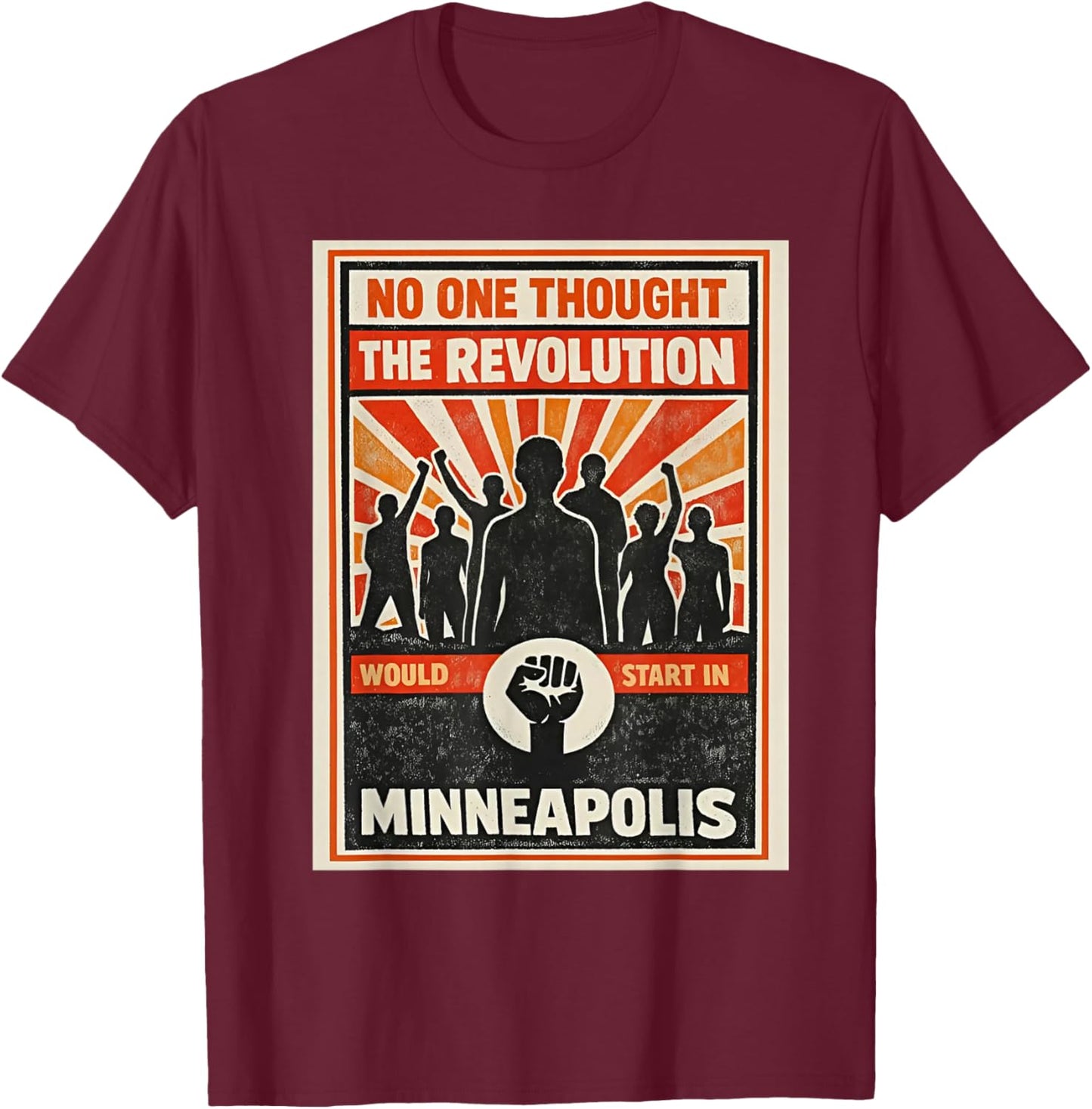 Minneapolis T-Shirt - T-Shirt | Maroon
