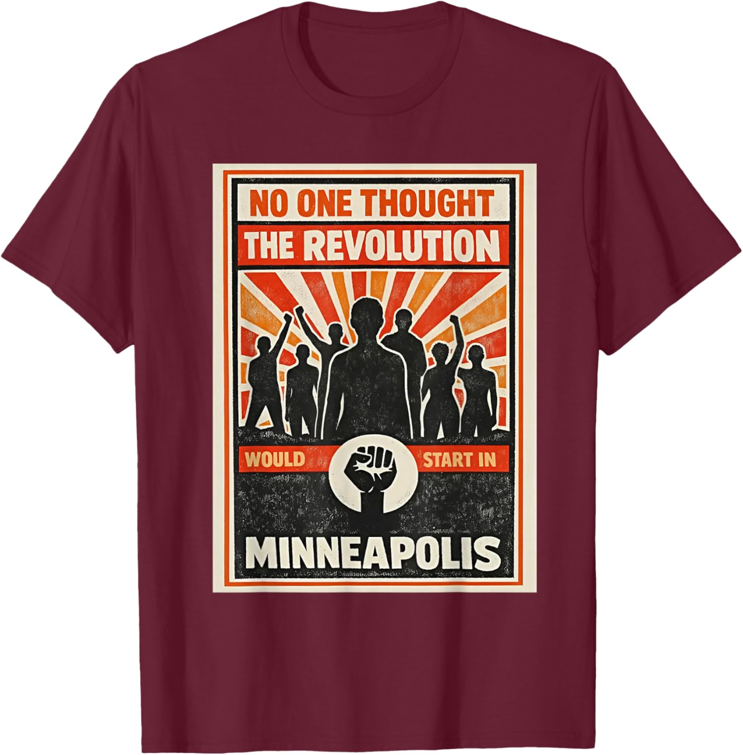 Minneapolis T-Shirt - T-Shirt | Maroon
