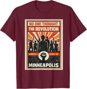 Minneapolis T-Shirt - T-Shirt | Maroon
