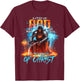 A Child Of God A Man Of Faith A Warrior Of Christ - Knight T-Shirt - T-Shirt | Maroon
