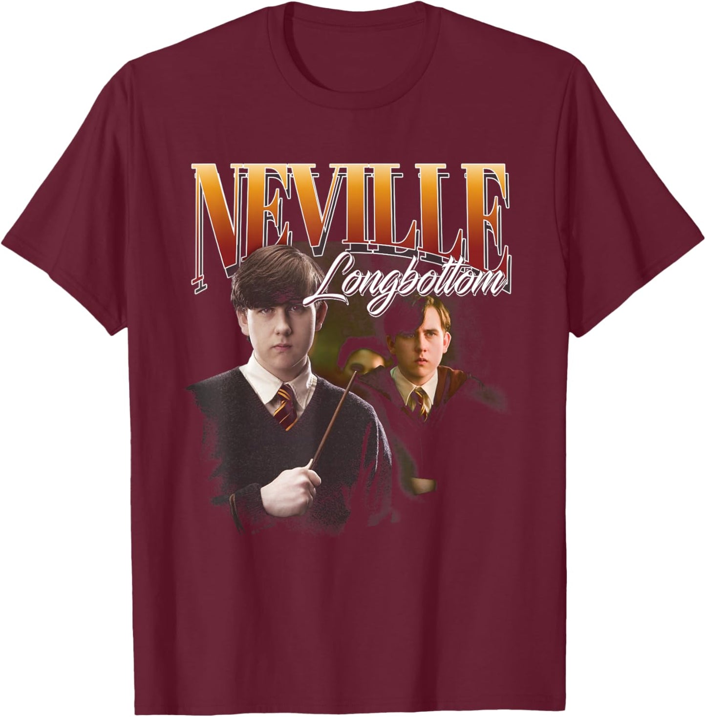 Harry Potter Neville Longbottom Homage T-Shirt - T-Shirt | Maroon