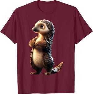 Pangolin Cute Scaly Anthill Pangolins T-Shirt - T-Shirt | Maroon