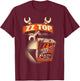 ZZ Top Racing Fuel T-Shirt - T-Shirt | Maroon