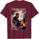 Claude Debussy Composer T-Shirt - T-Shirt | Maroon