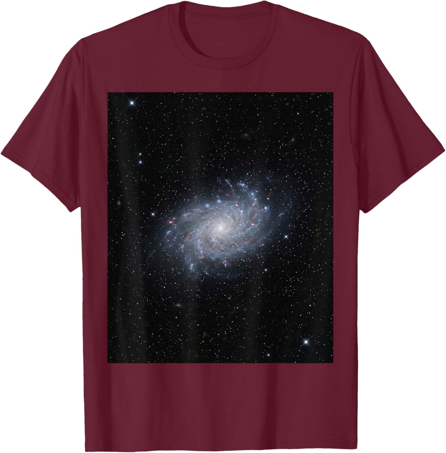 Triangulum Galaxy M33 Astronomy Space Lovers T-Shirt - T-Shirt | Maroon