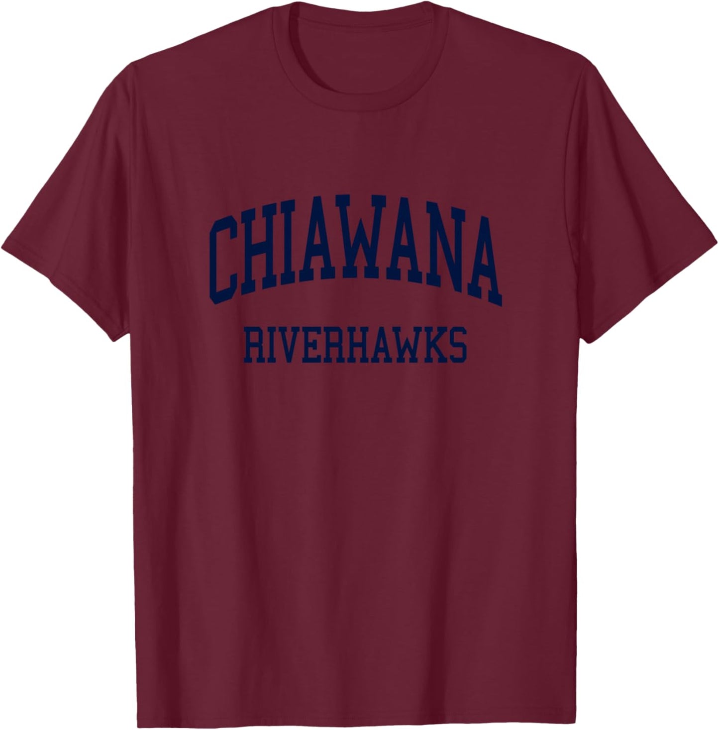 Chiawana High School HS Pasco WA Retro T-Shirt - T-Shirt | Maroon