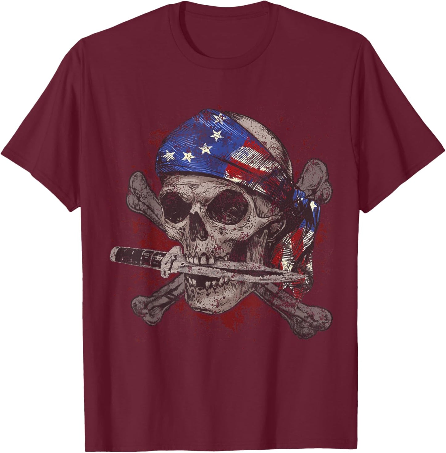 Hoist The Black Flag 2.0 T-Shirt - T-Shirt | Maroon