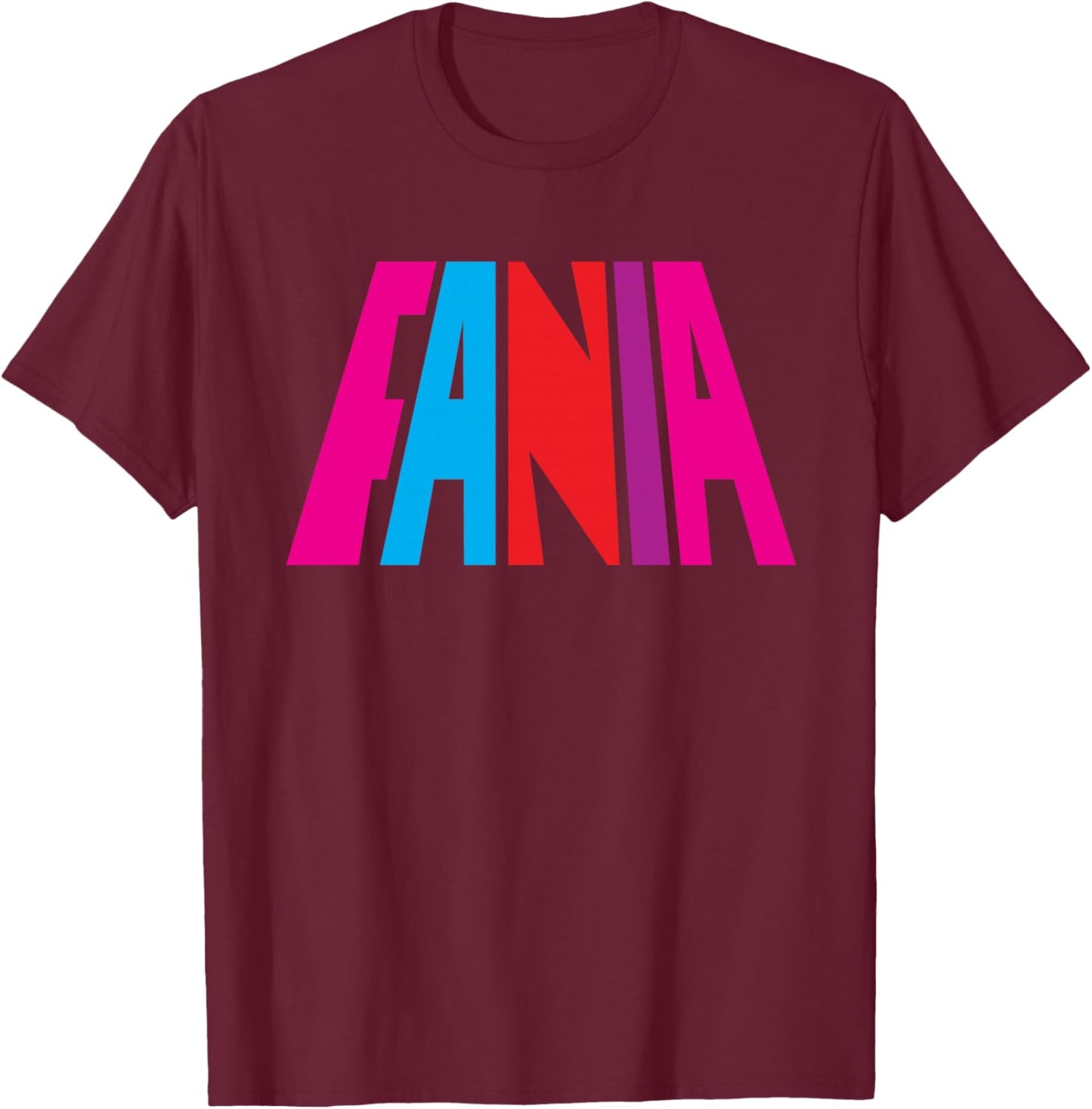 Fania Logo T-Shirt - T-Shirt | Maroon