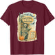 Welcome to The Bookstore Spooky Skeleton Halloween T-Shirt - T-Shirt | Maroon