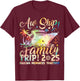 Aw Ship! It’s A Family Trip 2025 Family Matching Cruise Trip T-Shirt - T-Shirt | Maroon