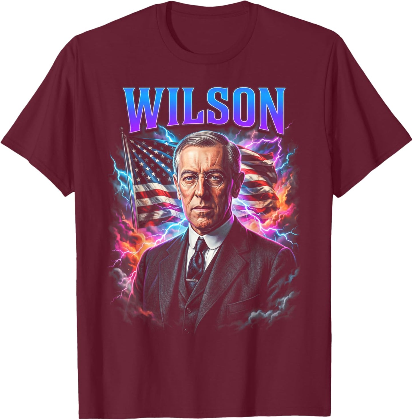 Woodrow Wilson T-Shirt - T-Shirt | Maroon