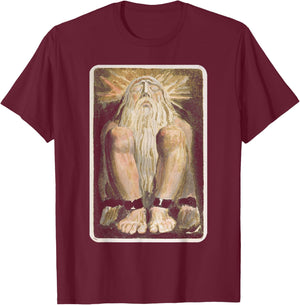 William Blake - Man with beard Art Symbolism Mysticism Magic T-Shirt - T-Shirt | Maroon