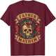 Father of Mayhem Men Dad Funny Father's Day Matching Family T-Shirt - T-Shirt | Maroon
