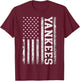 Yankees US Flag T-Shirt - T-Shirt | Maroon