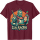 Funny Knight Sir Racha Sriracha Sauce Knight T-Shirt - T-Shirt | Maroon